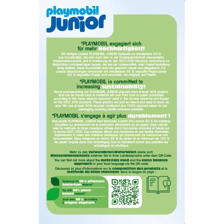 Playmobil junior aqua: roda de água com bebé tubarão (71688)