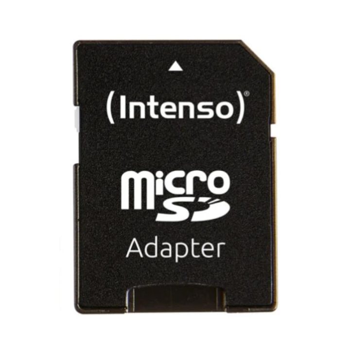Intenso 128GB CL10 Micro SD Memory Card + SD Adapter (3413491)