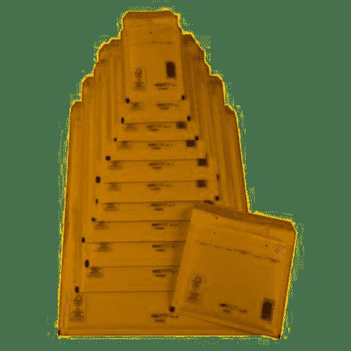 Caixa 100 sacos air bag almofadados nº 16 kraft autocolante tamanho…