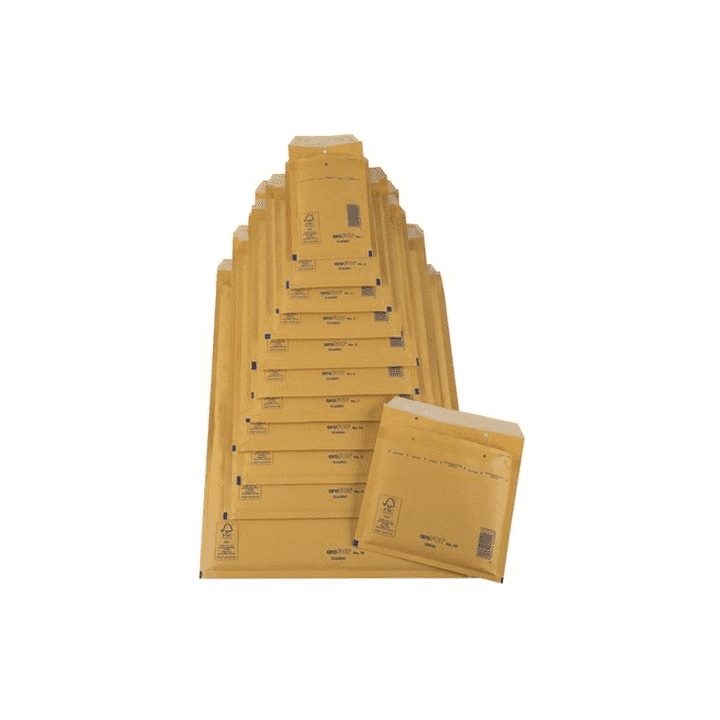 Caixa de 50 sacos air bag acolchoados nº 20 kraft autocolante tamanho…