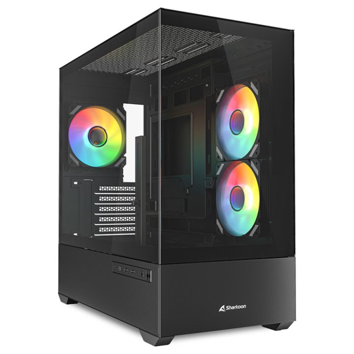 Sharkoon MK6 RGB Midi Tower Blanco (4044951041794)