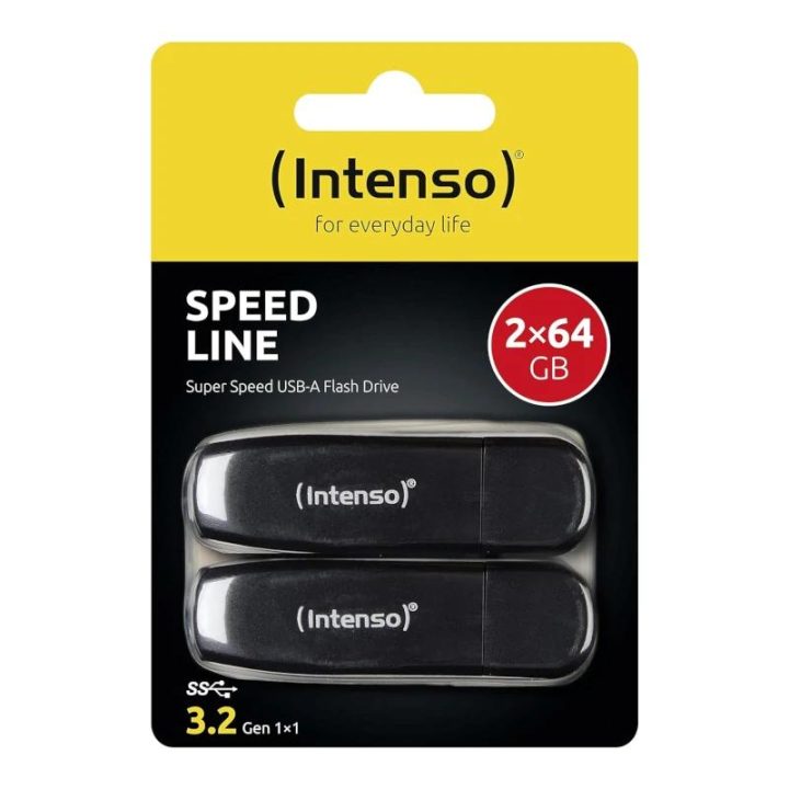 Intenso 3533494 USB Flash Drive 3.2 Speed 64GB 2-Pack