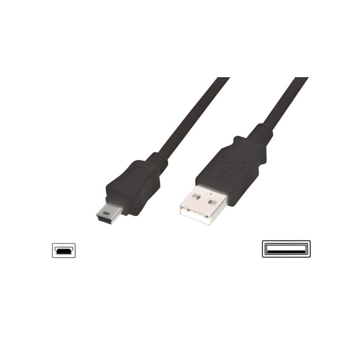 Equip 128521 USB 2.0 Cable A to Mini-B, M/M, 1.8 m