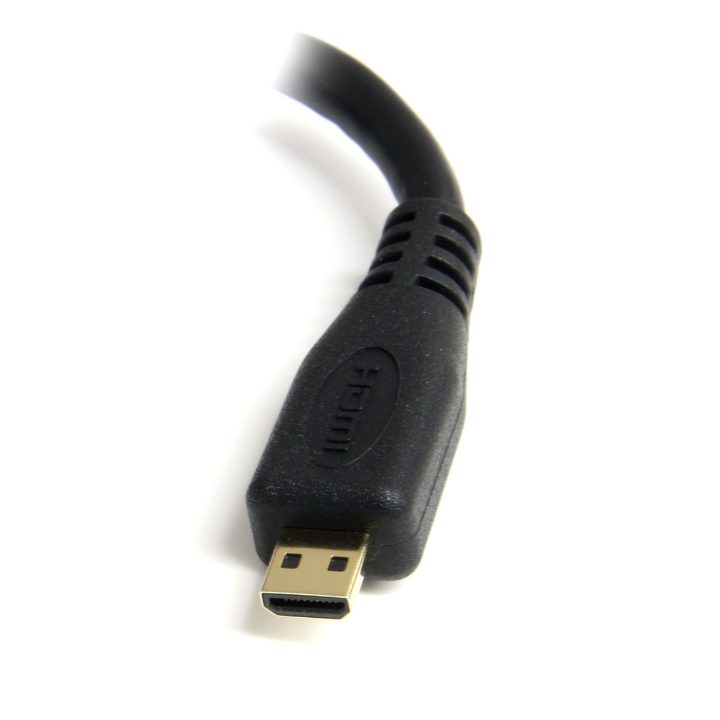 StarTech.com Micro HDMI to HDMI Adapter - 4K 30Hz Video - High-Speed…