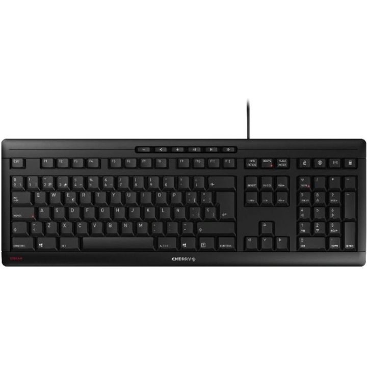 Contour Design STREAM Universal USB Keyboard QWERTY Spanish Black