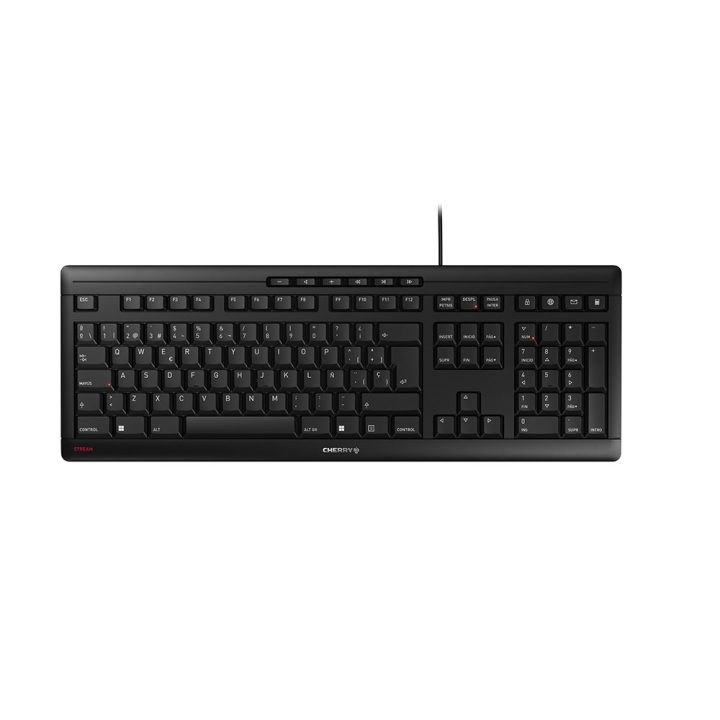 Contour Design STREAM Universal USB Keyboard QWERTY Spanish Black