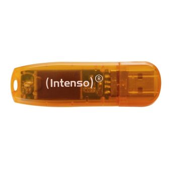 Intenso 3502490 USB Flash Drive 2.0 Rainbow 64GB Orange