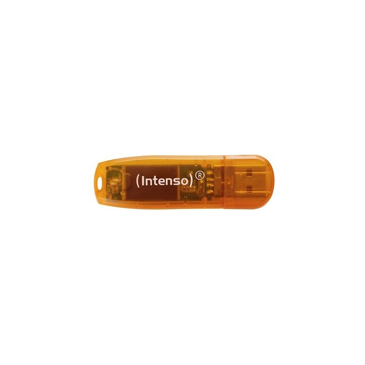 Intenso 3502490 USB Flash Drive 2.0 Rainbow 64GB Orange