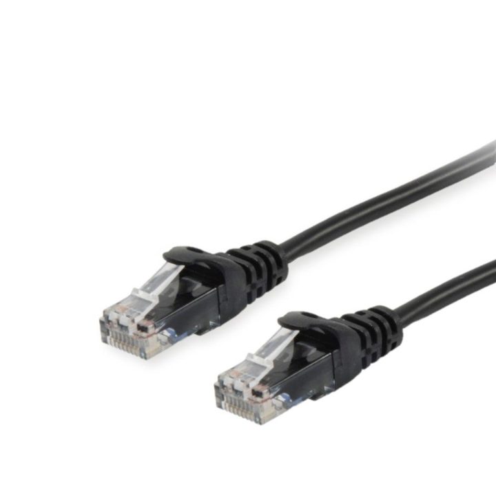 Equip 603056 Network Cable Black 7.5 m Cat6a U/UTP (UTP) Around