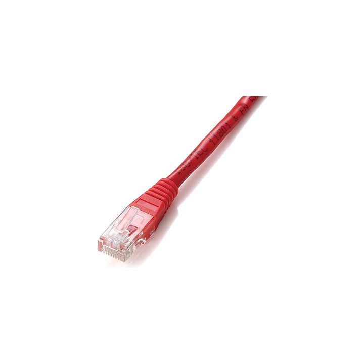 Equip 625426 Red Network Cable 10 m Cat6 U/UTP (UTP) Round