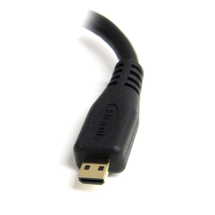 StarTech.com Micro HDMI to HDMI Adapter - 4K 30Hz Video - High-Speed…