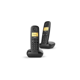 Gigaset A270 Duo Telefone DECT Identificador de chamadas Preto…
