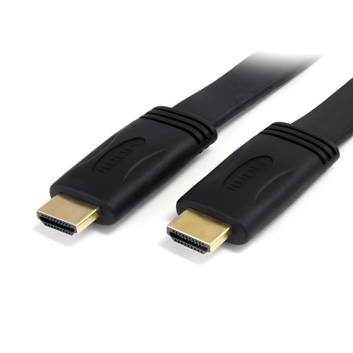 StarTech.com High Speed HDMI Cable with Ethernet 5m Flat - 2x HDMI…
