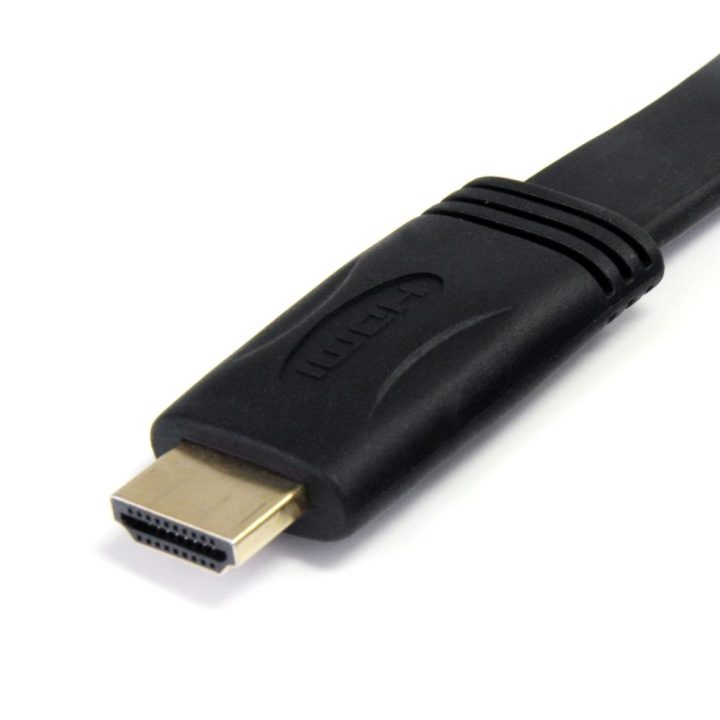 StarTech.com High Speed HDMI Cable with Ethernet 5m Flat - 2x HDMI…
