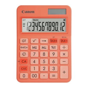 Canon Desktop Calculator LS-125KB-OR EMEA HB 12 Digits Orange…