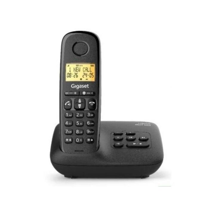 Gigaset Basic 100 Wireless DECT Black (S30852-H3206-D201)