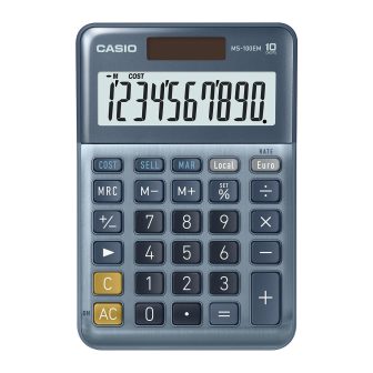 Calculadora de sobremesa de 10 dígitos Casio ms-100EM