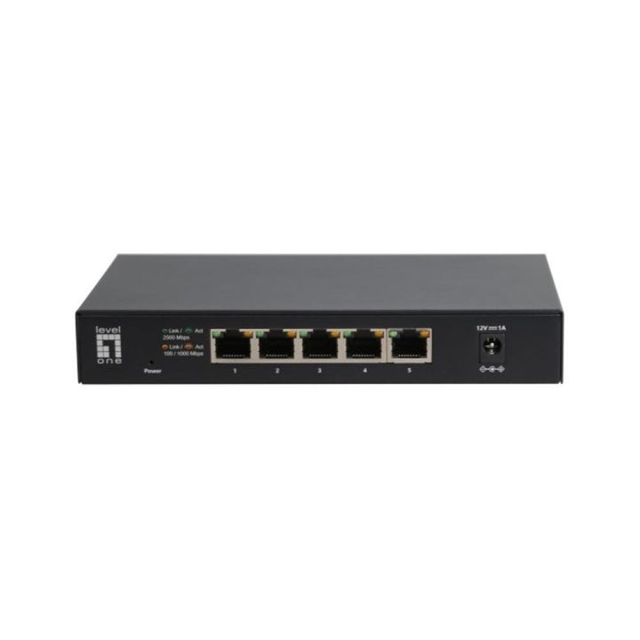LevelOne GEU-0525 Unmanaged Switch 2.5G Ethernet (100/1000/2500) Black