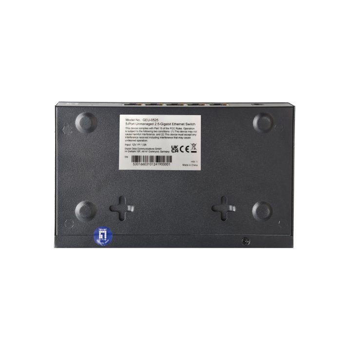 LevelOne GEU-0525 Unmanaged Switch 2.5G Ethernet (100/1000/2500) Black