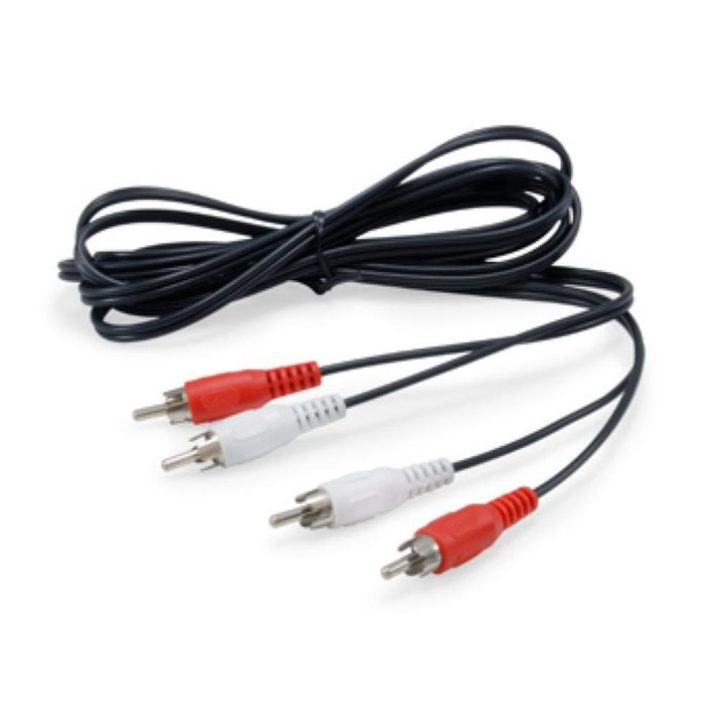 Equip 147094 Audio Cable 2.5 m 2 x RCA Black