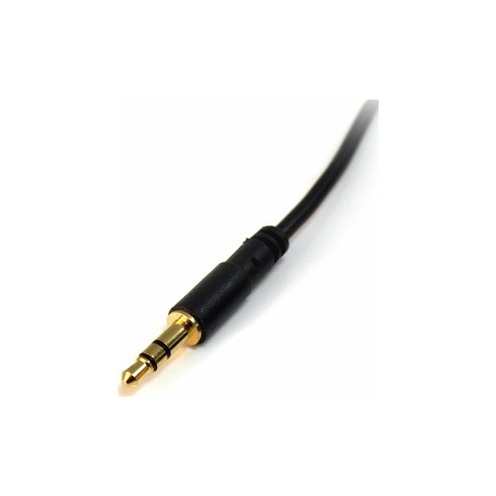 StarTech.com Cabo de Áudio Estéreo de 3,5 mm Fino de 1,8 m - Cabo de…