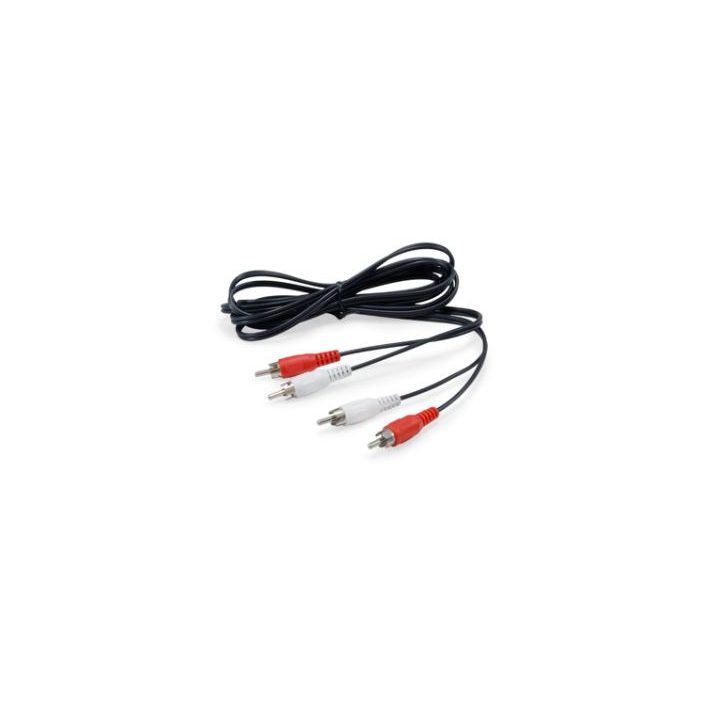 Equip 147094 Audio Cable 2.5 m 2 x RCA Black