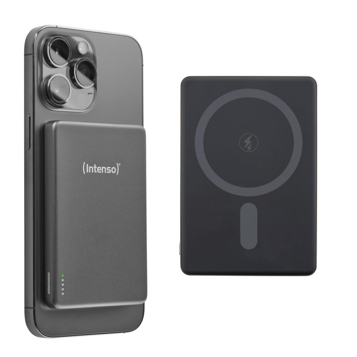 Intenso MW5000 MagSafe Magnetic Power Bank Gray (7344024)