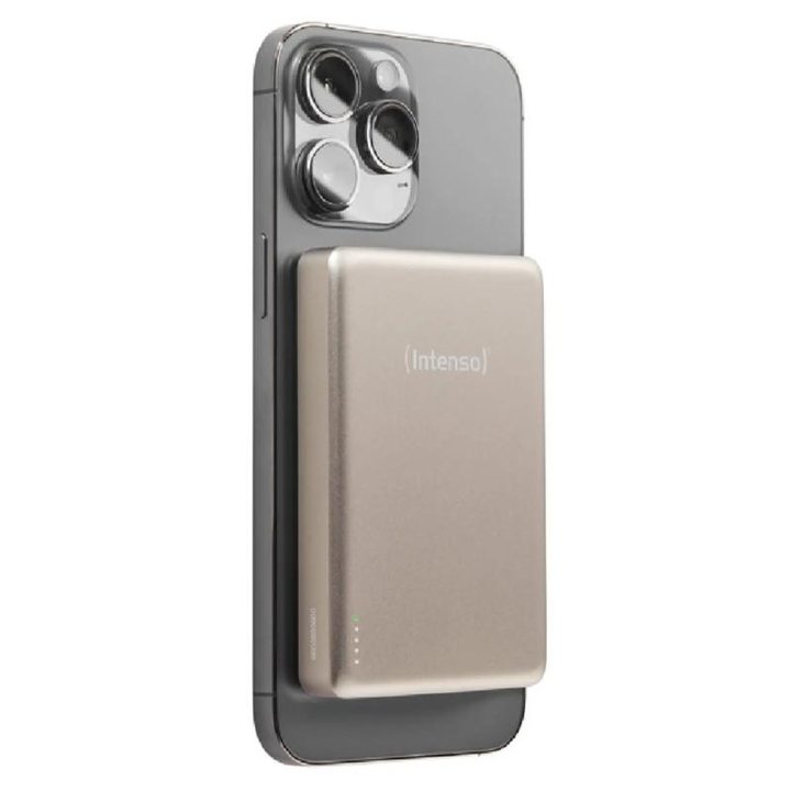 Intenso MW10000 MagSafe Magnetic Champagne Power Bank (7344031)