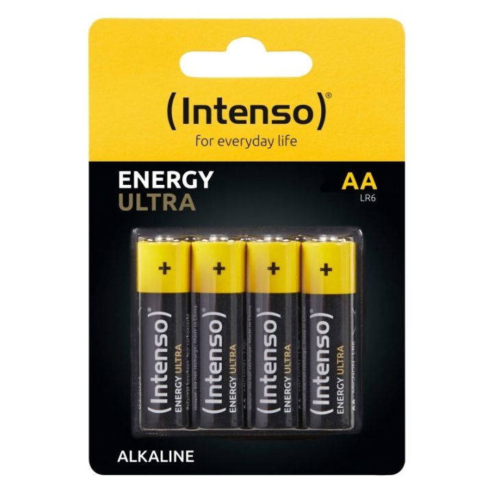 Pack de pilas alcalinas Intenso energy ultra aa LR06 4 unidades…