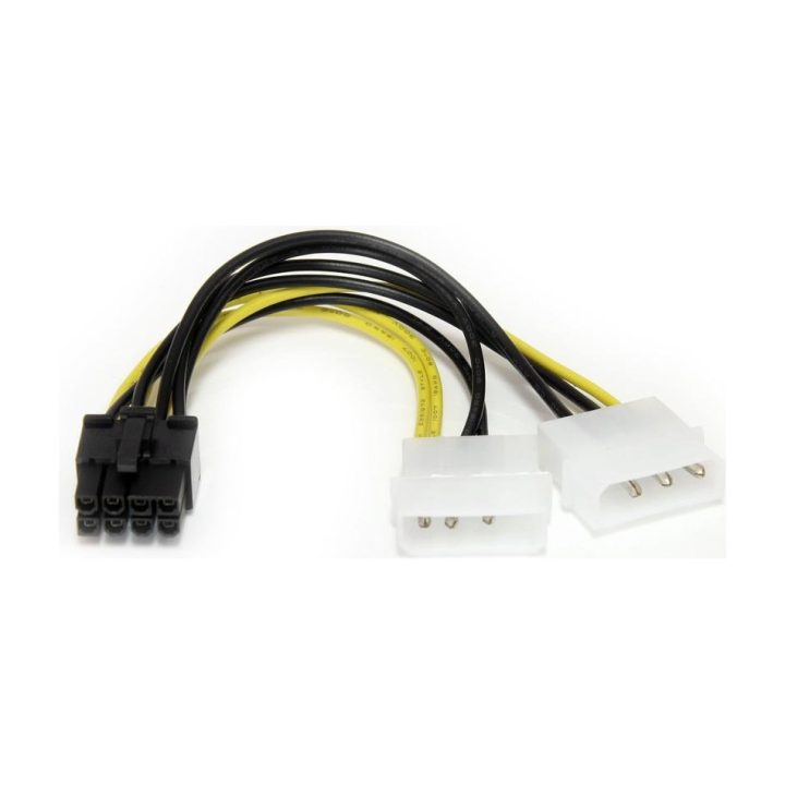 StarTech.com 15cm LP4 to 8-Pin PCI Express PCIe Power Adapter Cable…