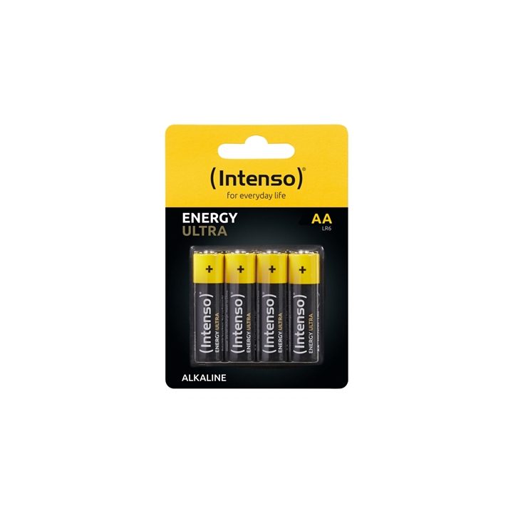 Intenso energy ultra AA LR06 alkaline battery pack, 4 units (7501424)