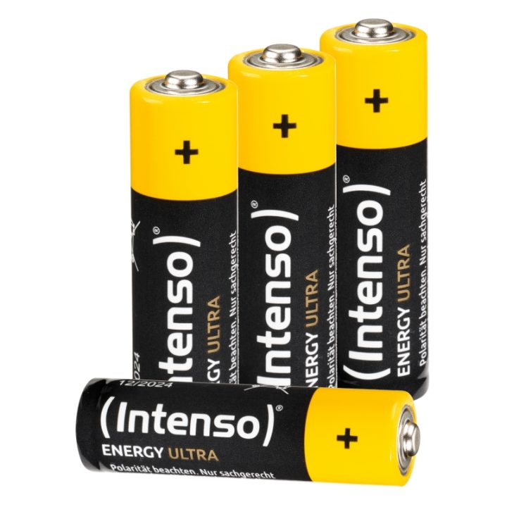 Pack de pilas alcalinas Intenso energy ultra aa LR06 4 unidades…