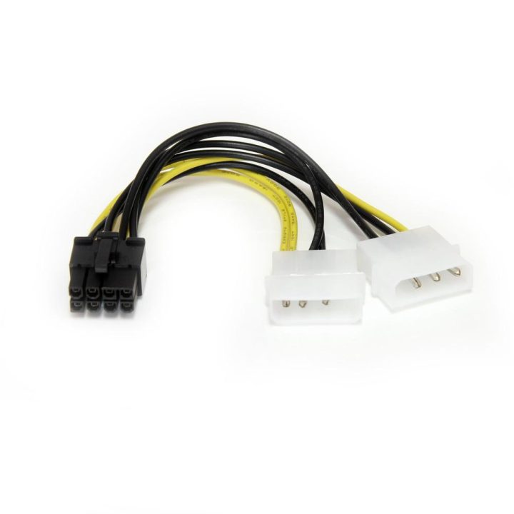StarTech.com 15cm LP4 to 8-Pin PCI Express PCIe Power Adapter Cable…