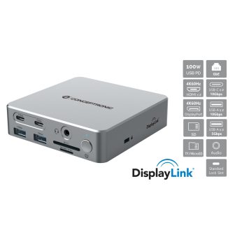 Conceptronic DONN25G base para portátil e replicador de portas Com…