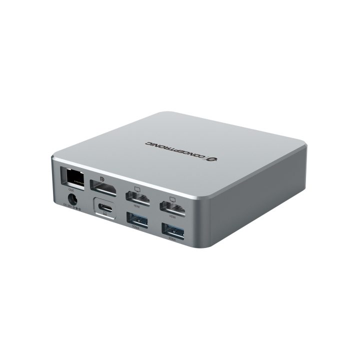 Conceptronic DONN25G Laptop Docking Station Wired USB 3.2 Gen 2 (3.1…