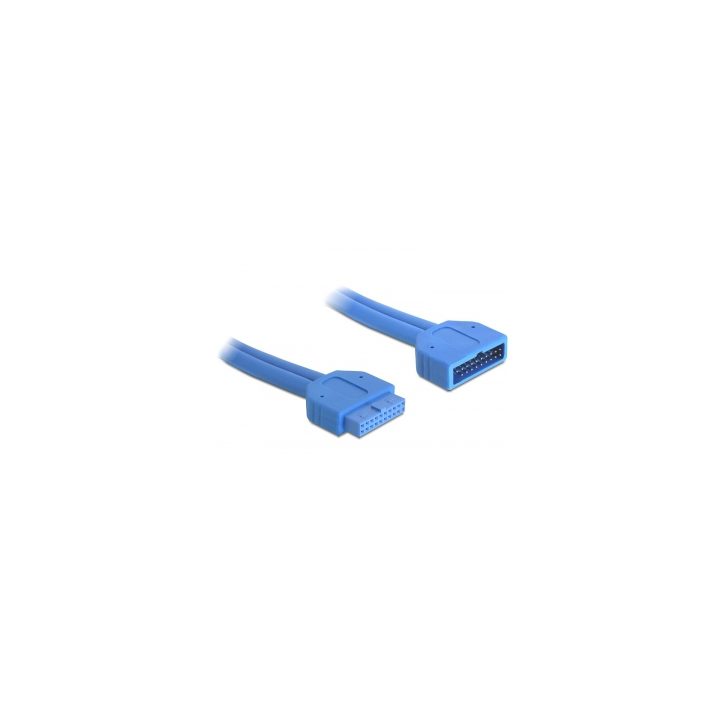 Vários DeLOCK 82943 cabo USB 0,45 m USB 3.2 Gen 1 (3.1 Gen 1) Azul