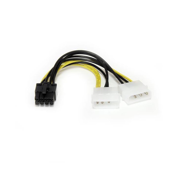 StarTech.com 15cm LP4 to 8-Pin PCI Express PCIe Power Adapter Cable…
