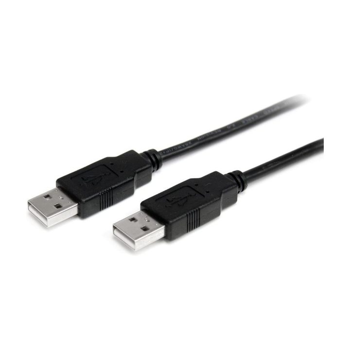StarTech.com 1m High-Speed USB 2.0 Male to Male USB A Cable - Black