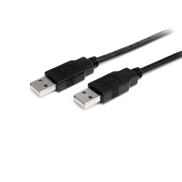 StarTech.com 1m High-Speed USB 2.0 Male to Male USB A Cable - Black