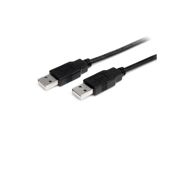 StarTech.com 1m High-Speed USB 2.0 Male to Male USB A Cable - Black