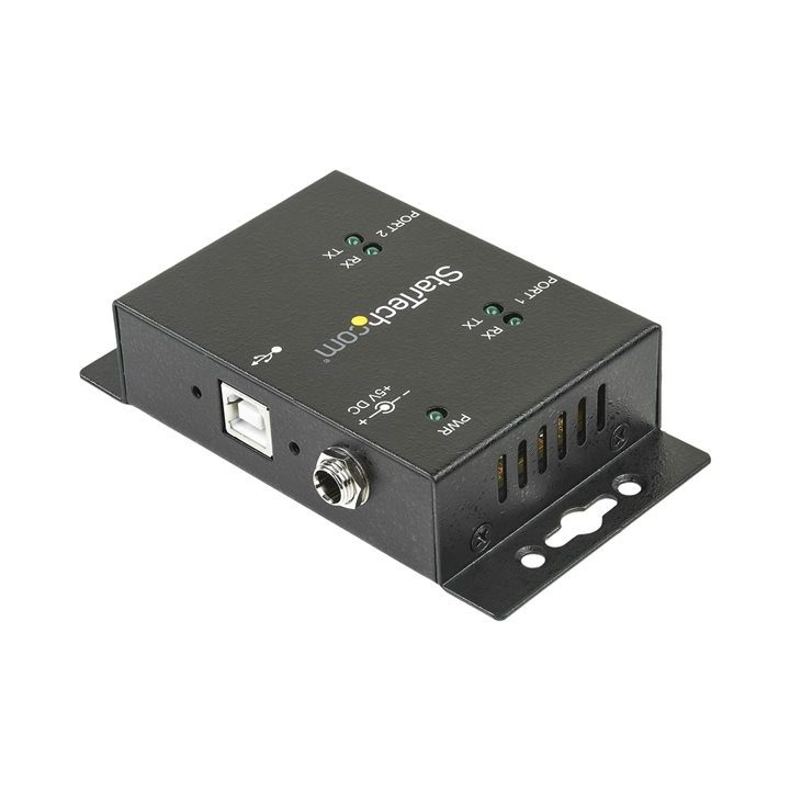 StarTech.com Concentrador Hub Industrial de 2 Puertos Serie Serial…