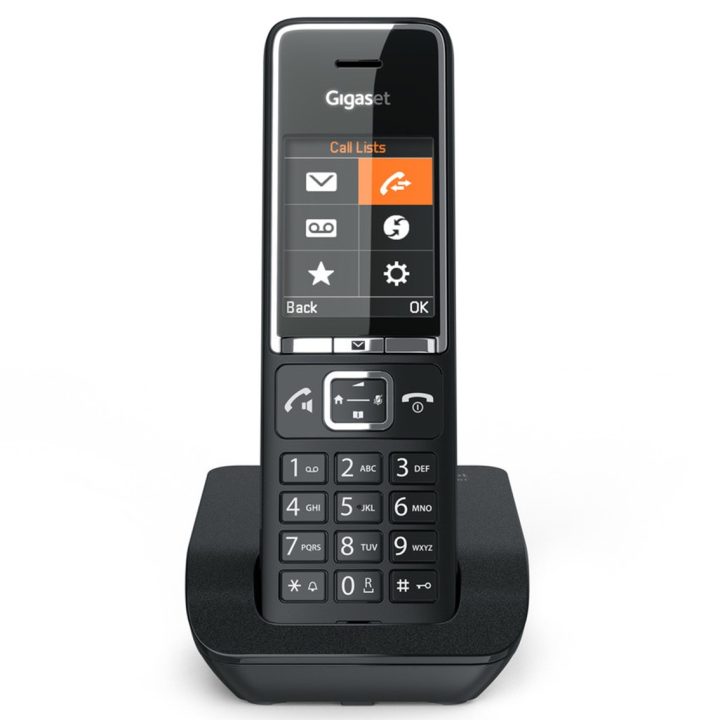 Gigaset COMFORT 550 DECT Phone Caller ID Black (S30852-H3001-D204)