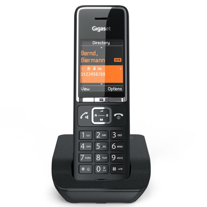 Gigaset COMFORT 550 DECT Phone Caller ID Black (S30852-H3001-D204)