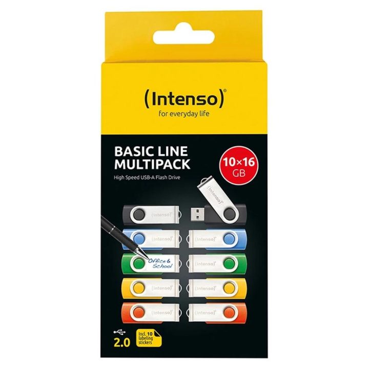 Intenso Basic Line Multipack USB Flash Drive 2.0 8GB 10u (3503561)