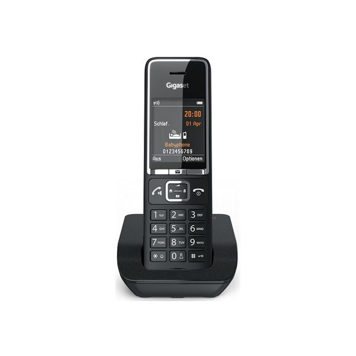 Gigaset COMFORT 550 DECT Phone Caller ID Black (S30852-H3001-D204)