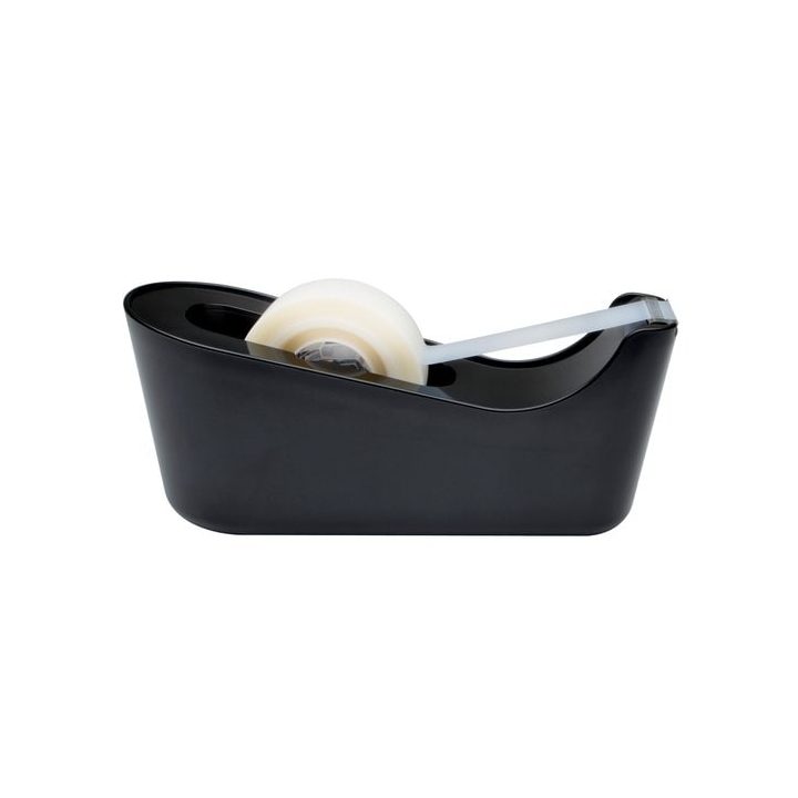 Dispensador portarrollos C18 de sobremesa color negro con rollo cinta…