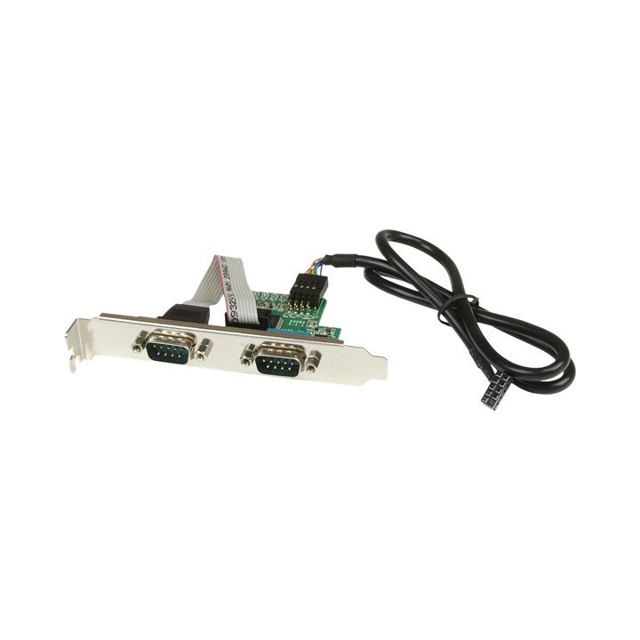 StarTech.com Internal Motherboard Bracket Adapter USB to 2 Serial…