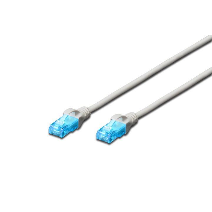 Digitus DK-1512-0025 CAT 5e U/UTP Patch Cable 0.25m Gray RJ-45