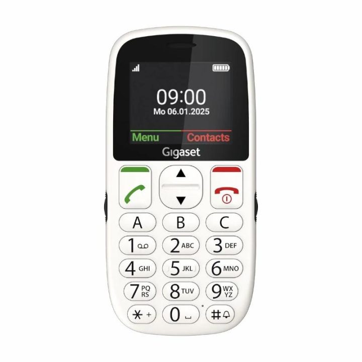 Gigaset Móvil Senior GL395 2.2" SIM Blanco (S30853-H1230-R103)