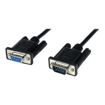 StarTech.com Cabo 1m Modem Nulo Null Série Serial DB9 Fêmea a Macho -…
